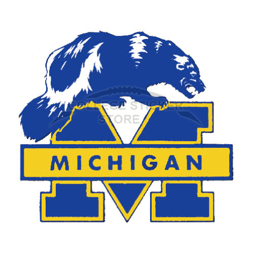 Personal Michigan Wolverines Iron-on Transfers (Wall Stickers)NO.5068